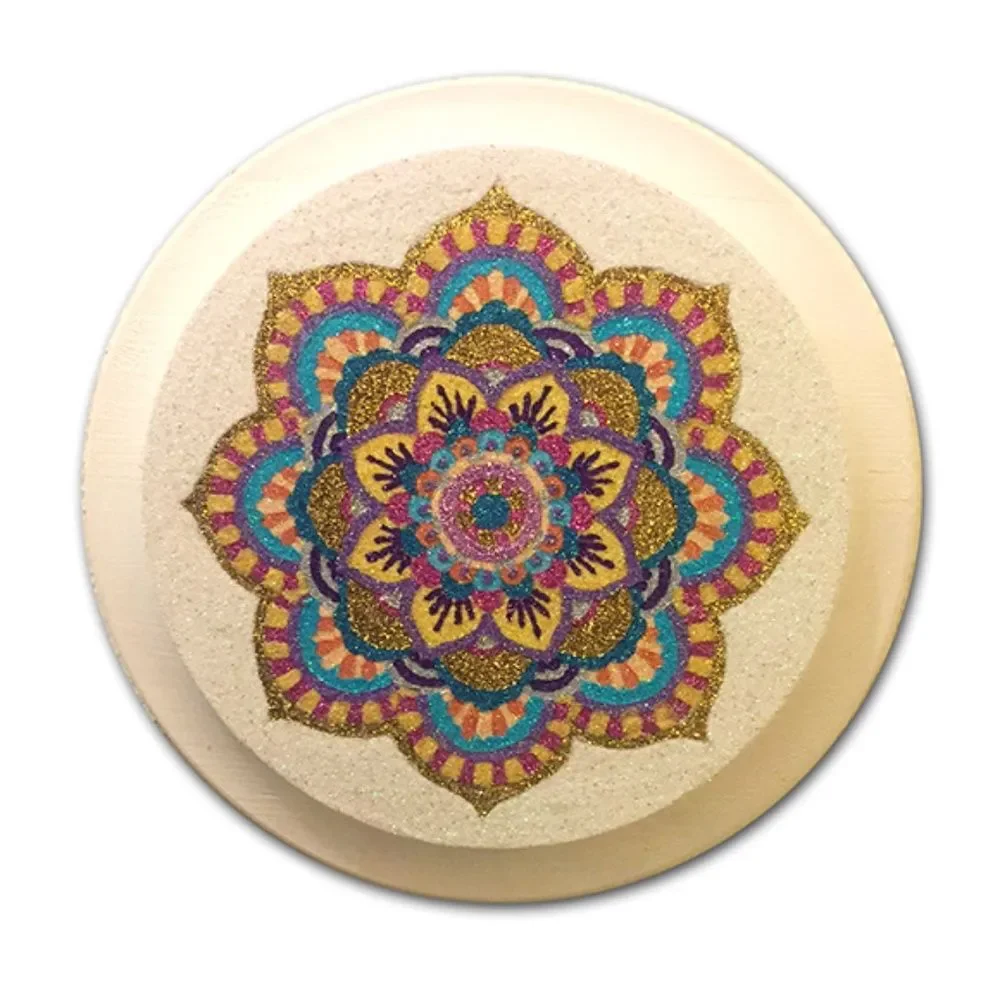 Mandala Peace Art Icons Glitter